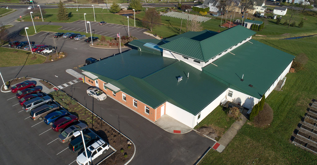 Client: Pepper Construction  
Owner: Community Library Sunbury 
Location: Sunbury, OH
Scope: Roofing - Steep Slope, Metal